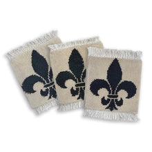 Load image into Gallery viewer, Fleur-de-Lis Rug Coaster - Bunyaad